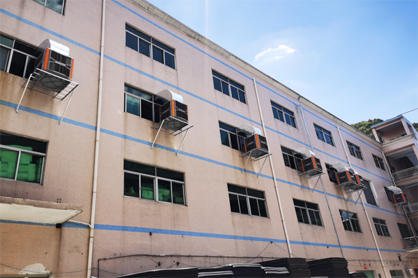 惠州工廠通風降溫設(shè)備廠家案例圖